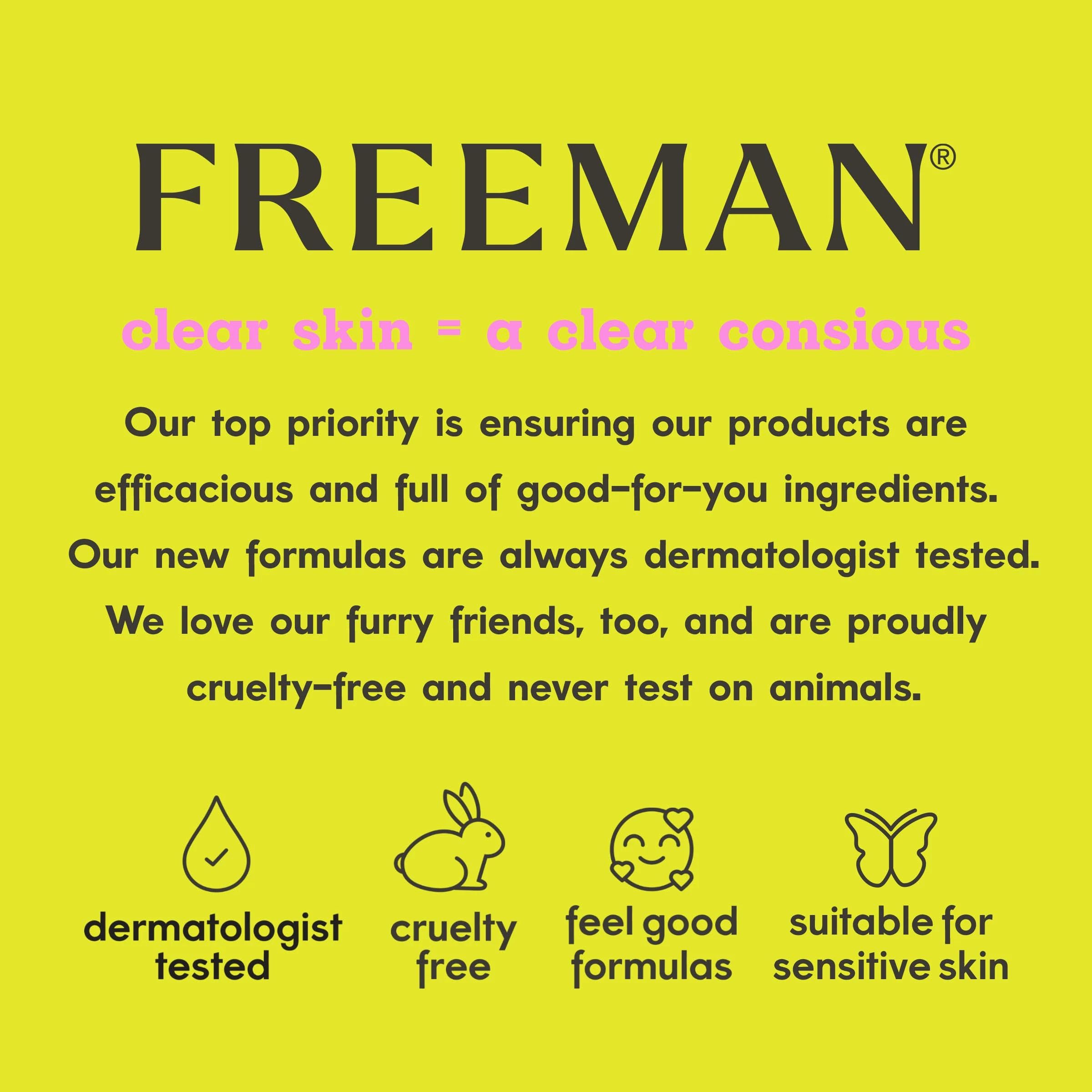 Freeman Exotic Blends Detoxifying Japanese Matcha Cream Facial Mask, 6 fl.oz./ 175 mL Tube
