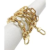 NEXT FASHION Box Purse Chain Crossbody Shoulder Strap (9mm) Replacement - (48" / 120cm)