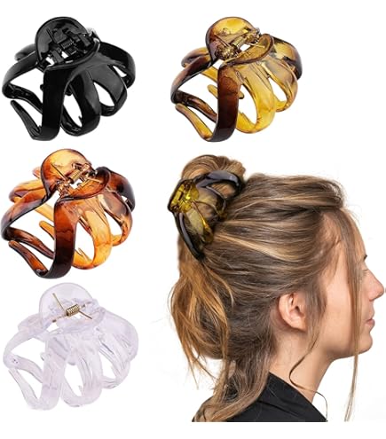 Amazon.com : Scunci No-slip Grip Large Octopus Clip, 6-Count  display picture 1