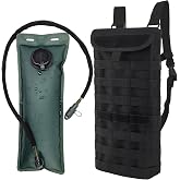 EASY BW Tactical MOLLE Hydration Pack Carrier Backpack with 3L Water Bladder for Outdoor Sports