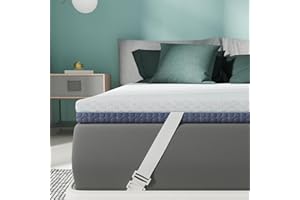 Releep 3 Inch Firm Mattress Topper Full Size, Memory Foam Bed Topper with Soft & Firm Options for Back Pain Relief, Mattress Topper with 2-Sided Cover, Ergonomic 5-Zone Design, CertiPUR Certified