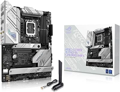 ASUS ROG STRIX B760-A GAMING WIFI LGA 1700 DDR5 ATX White Motherboard