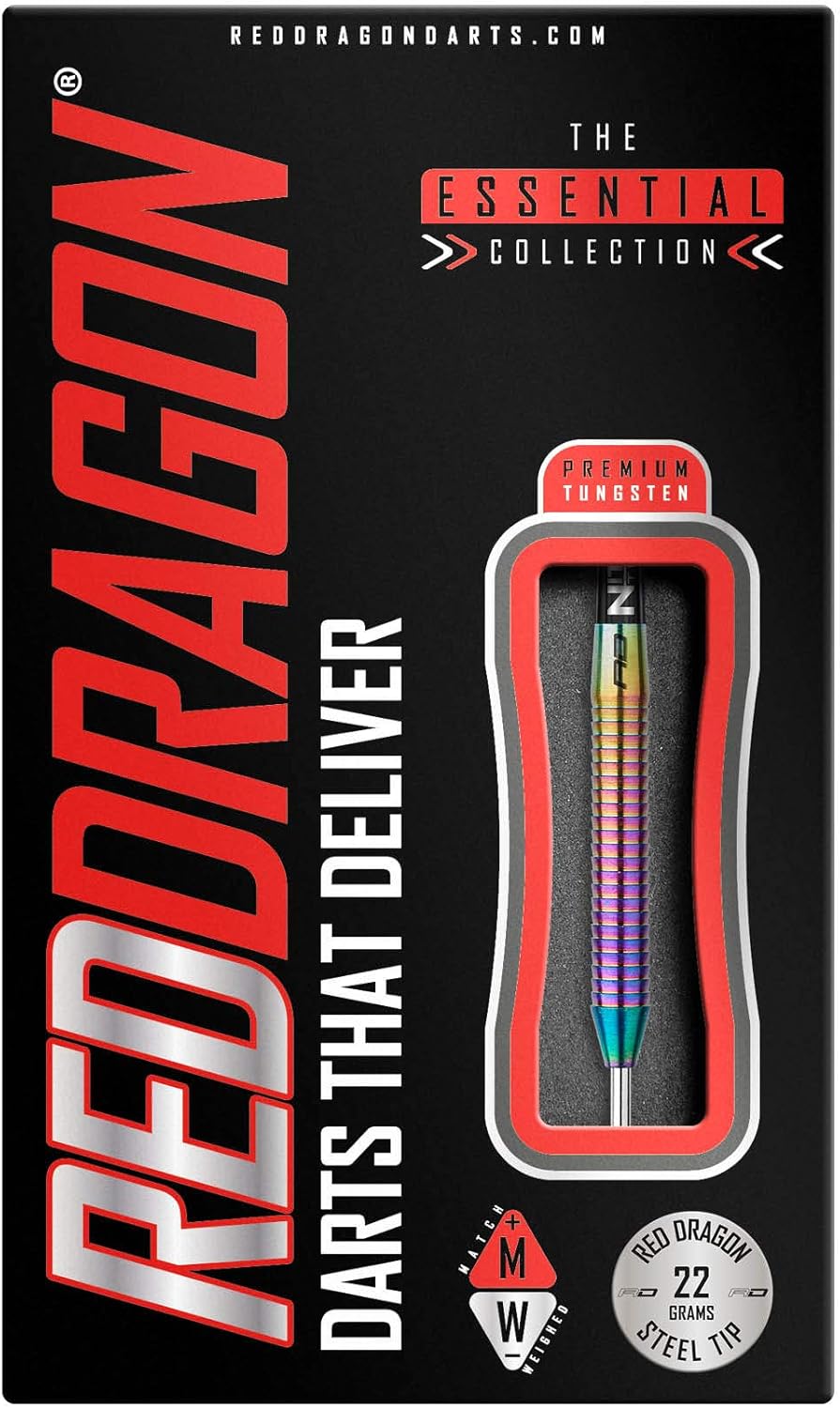 RED DRAGON Razor Edge Spectron 22g - Tungsten professional steel darts Set including flights and shafts, Multi-coloured - Image 5