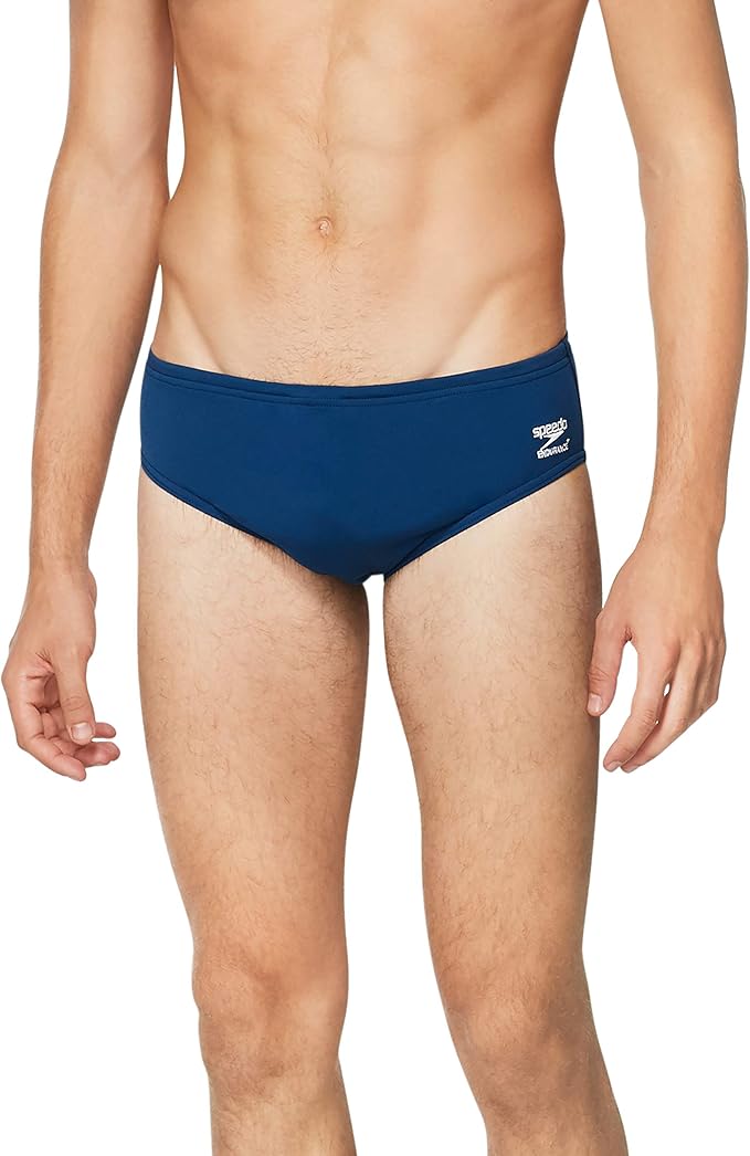 Speedo Men's Endurance+ Solid Brief Swimsuit Amazon.co.uk Sports