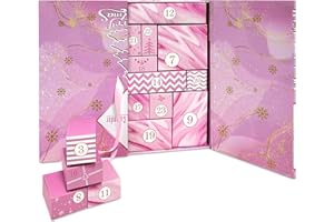 WAYNHUI Empty Advent Calendars to Fill 2024, 24 Empty Advent Calendar Boxes,easy install needed Advent Calendar Fillers for Kids,DIY Advent Calendar Empty Boxes to Fill, Fillable Empty Advent Calendar (pink)