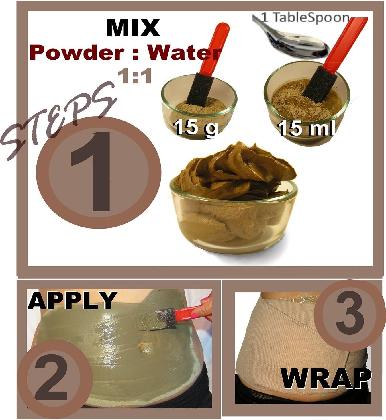 Seaweed Powder Body Wrap, 1.5 l (Pack of 1) - Image 3