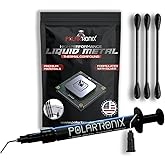 Meta Online 1.5 Grams Liquid Metal Thermal Compound - 130W/m'K Conductance - Thermal Grease - Ready to Apply for PS5 - CPU - 