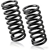 Black Compression Springs,Heavy Duty Spring, 2 Pack | 1.7" OD x 1.25" ID x 3.9" Free Length, 1/4" (218 Gauge) Wire Diameter, 163 lbs/in Spring Rate Heavy Duty Coil Springs