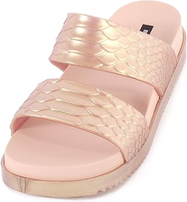 melissa rose gold slides