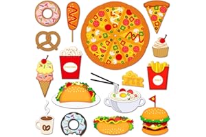 MAYJOYDIY Fast Food Metal Cutting Dies Hamburger Fries Pizza Ice Cream Die Cuts Carbon Steel Stencils for DIY Scrapbooking Photo Album Decorative Embossing Paper Cards