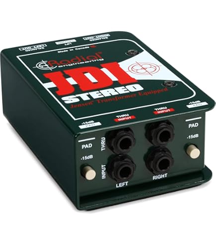 Radial J48 MK2 48V Phantom Power Active Direct Box : Amazon.com.br