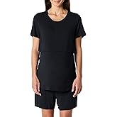 Amazon Essentials Women's Soft Modal Nursing Maternity Sleepwear Pajama Set
