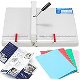 Mxmoonant Manual Creasing Machine 18'', w/Imperial Scale, for 70-450 GSM | Paper Creaser, Folding Machine for Business Cards, Invitations, DIY Crafts, Brochures, Covers