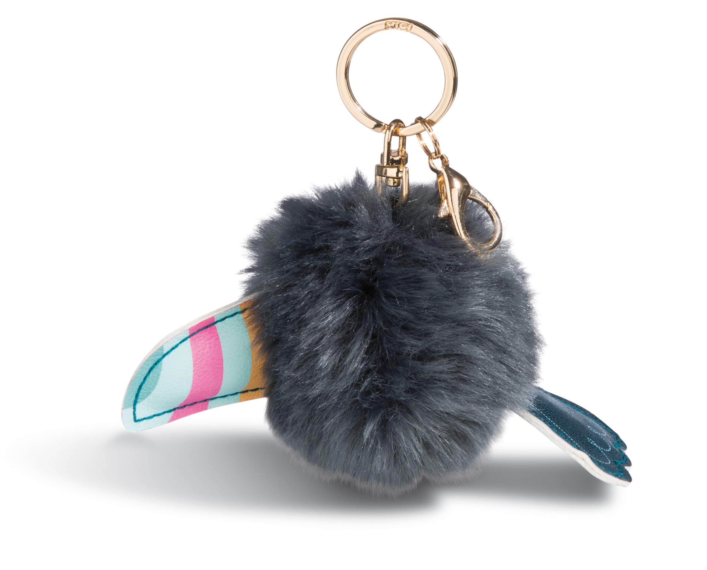 NICI Toucan Bag Pendant 8cm with Pompon