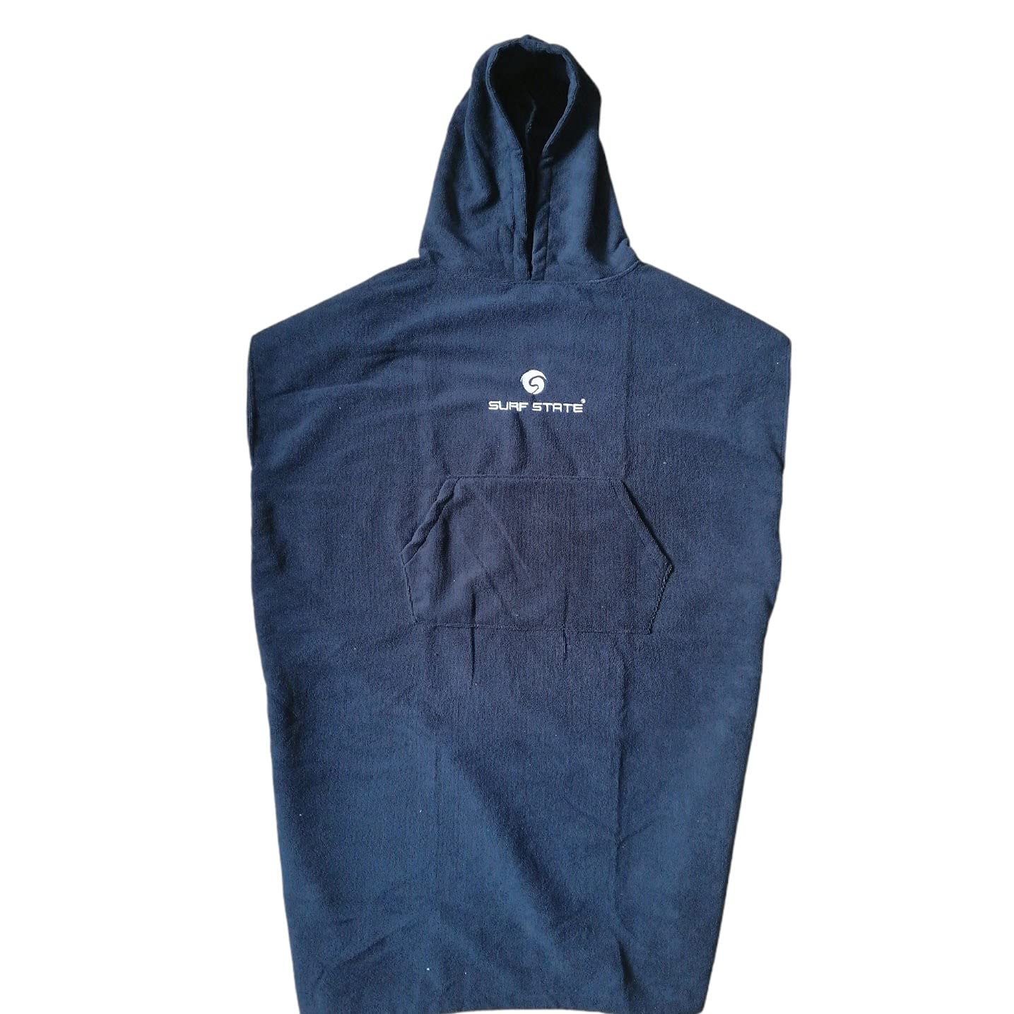 Bob Gnarly Surf® Surf State Unisex Kids Towel Changing Robes (Kids Small (Age 6-9 Years), Black)