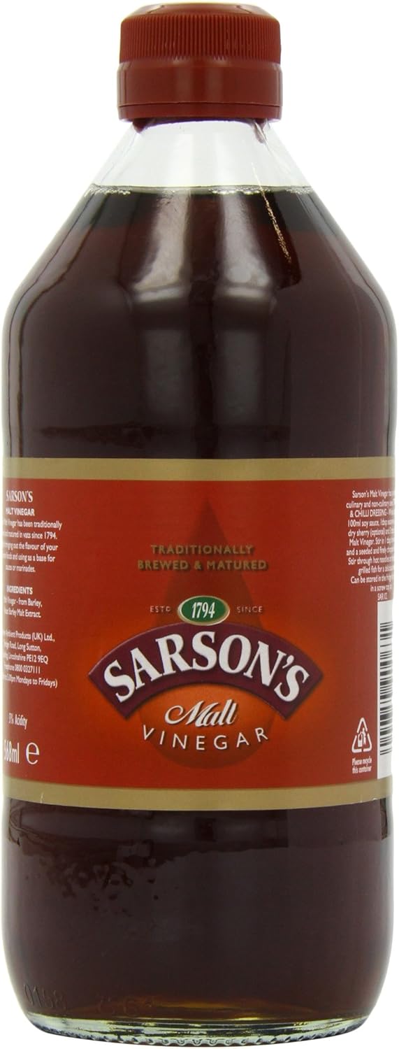 Sarsons Malt Vinegar 568 ml (Pack of 12) Amazon.co.uk Grocery