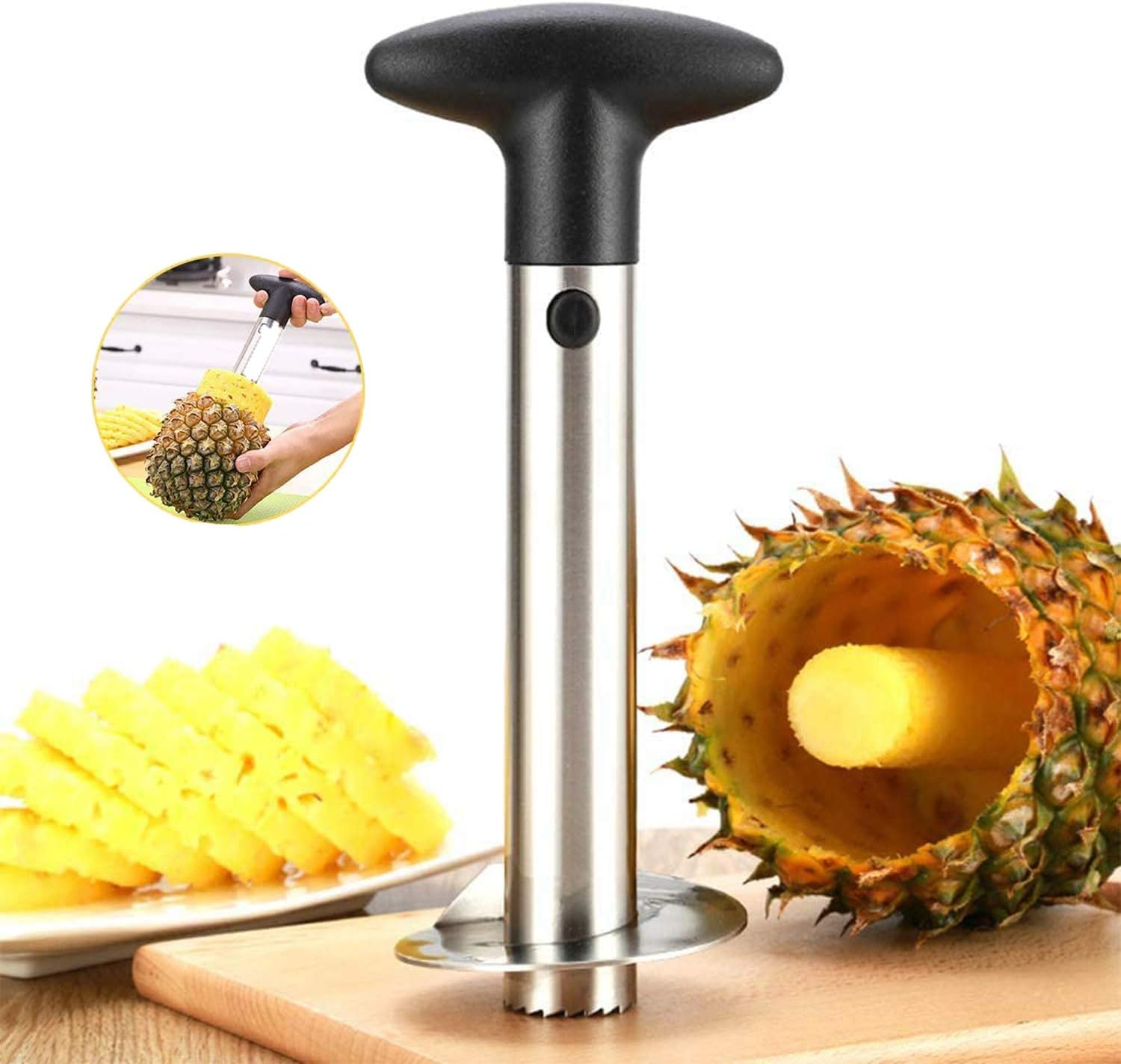 Stainless Steel Pineapple Core Remover Tool for Home