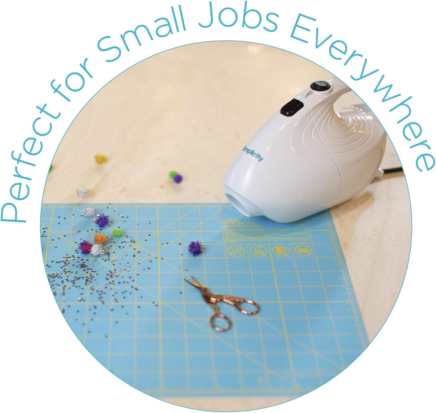 Simplicity F1 Tiny Handheld Vacuum Cleaner | Portable Travel Vacuum | Desk Vacuum | Lightweight Vac -