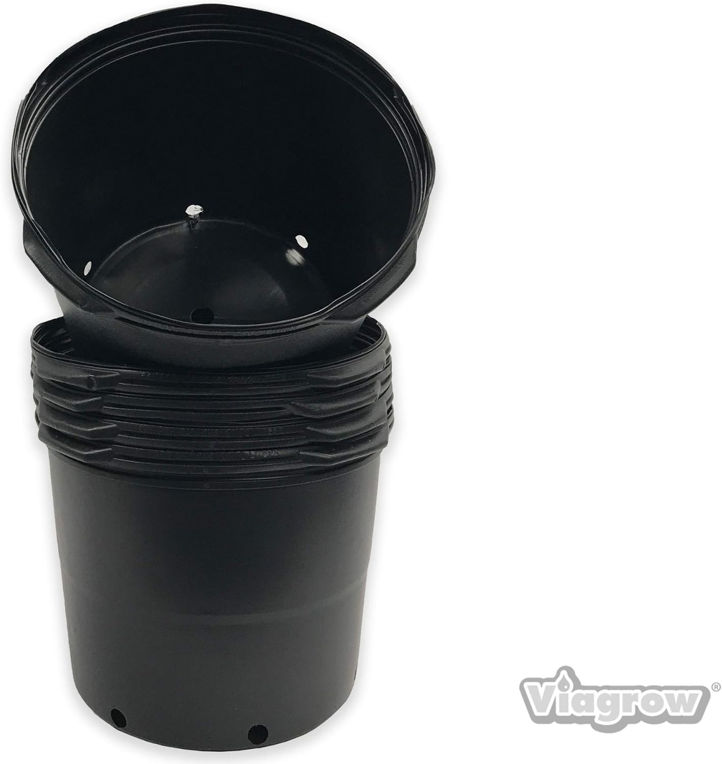 Viagrow #7 series Nursey Pots ( 6.08 Gal/23.02 Liters) 7 gal Trade pot (5pk)