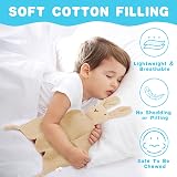Vicloon Baby Comforters Rabbit Blanket 31x31 cm Organic Cotton Baby Quilt view 3