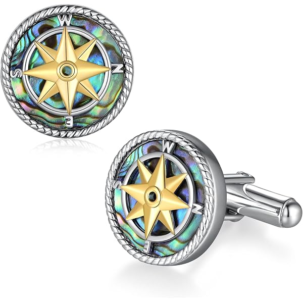 Men's Stainless Steel Flower Cufflinks – Purple Flower Shape, 1.8x1.8cm, Holiday & Formal Gift