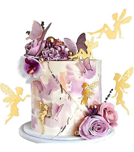 Lot De 20 Décorations Cupcakes Rondes En Acrylique Doré "Happy Birthday" - Parfaites Pour Gâteaux D'Anniversaire