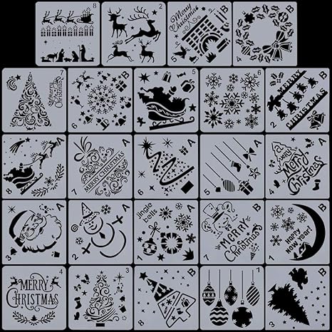 Amazon Co Jp Hi桜の花 24枚入 ステンシル 人気 ステンシルシート