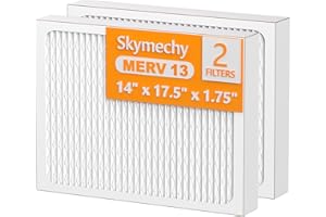 SKYMECHY 14 x 17.5 x1.75 MERV 13 Replacement Dehumidifier Filter Compatible with Santa Fe Advance90, Advance100, Advance120, Advance2,Honeywell DR90 & DR120 dehumidifier models,Pack of 2