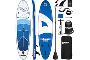 Quashley Inflatable Stand Up Paddle Board,Inflatable Paddleboards 32/34 Inch Wide,All Around SUP for Beginners with Lightweight Paddle,Hand Pump,Backpack,Leash,Durable & Portable iSUP Board