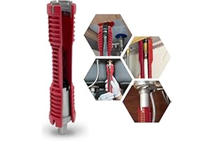QYQRQF Basin Wrench, Faucet and Sink Installer Tool Multifunctional Plumbing Tool Pipe Extractor for Sink Bathroom Kitchen To