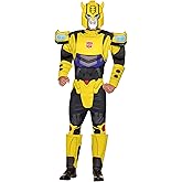 Spirit Halloween Transformers Adult Bumblebee Muscle Suit Costume | Officially Licensed | Autobots Costume
