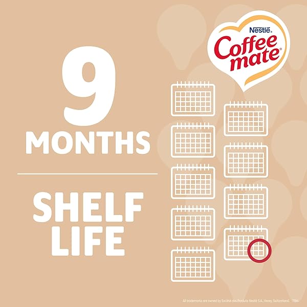 NESTLE COFFEE MATE COFFEE CREAMER, ORIGINAL, LIQUID CREAMER SINGLES, NON DAIRY, NO REFRIGERATION, 0.375 FL OZ TUBS (PACK OF 360)
