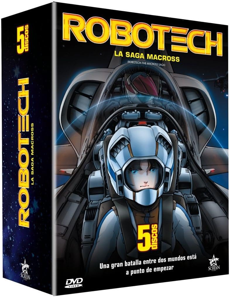 Robotech La Serie (Las 3 Sagas - 15 DVDS) (Region 1 and 4) (Spanish Version)