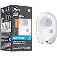 GE CYNC Wireless Smart Motion Sensor, Battery-Powered, Bluetooth Motion Sensor with Ambient Light Detection, Works with CYNC Smart Plugs, Switches and Bulbs, White