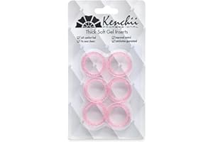 Kenchii Extra Soft Premium Shear Finger Ring Inserts - Thick, Quality Comfort. Elevate Your Grooming Experience with Precision and Style in Multiple Colors
