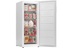 ICEVIVAL Upright Freezer, 11.0 Cu. Ft, Commercial Certified, Convertible 4-in-1 Refrigerator/Freezer, Garage Ready Stand Up Freezer, Freestanding Design for Home Kitchen Basement