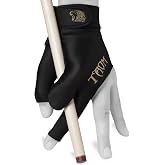 TAOM Midas Ultra Silky Thin Billiards Pool Cue Gloves Left Bridge Glove for Right Handed Player Size Large (L)
