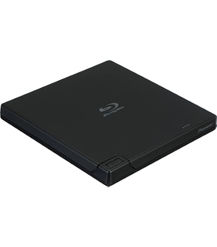 Pioneer Electronics BDR-XD08 USB 3.2 Gen1 Slim Portable Blu-Ray BD