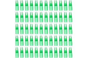 PATIKIL 8mm Archery Arrows Nocks, 60 Pcs Plastic Glue on Arrow Nock Replacement for 5/16" Hunting Arrows Compound Bow Recurve
