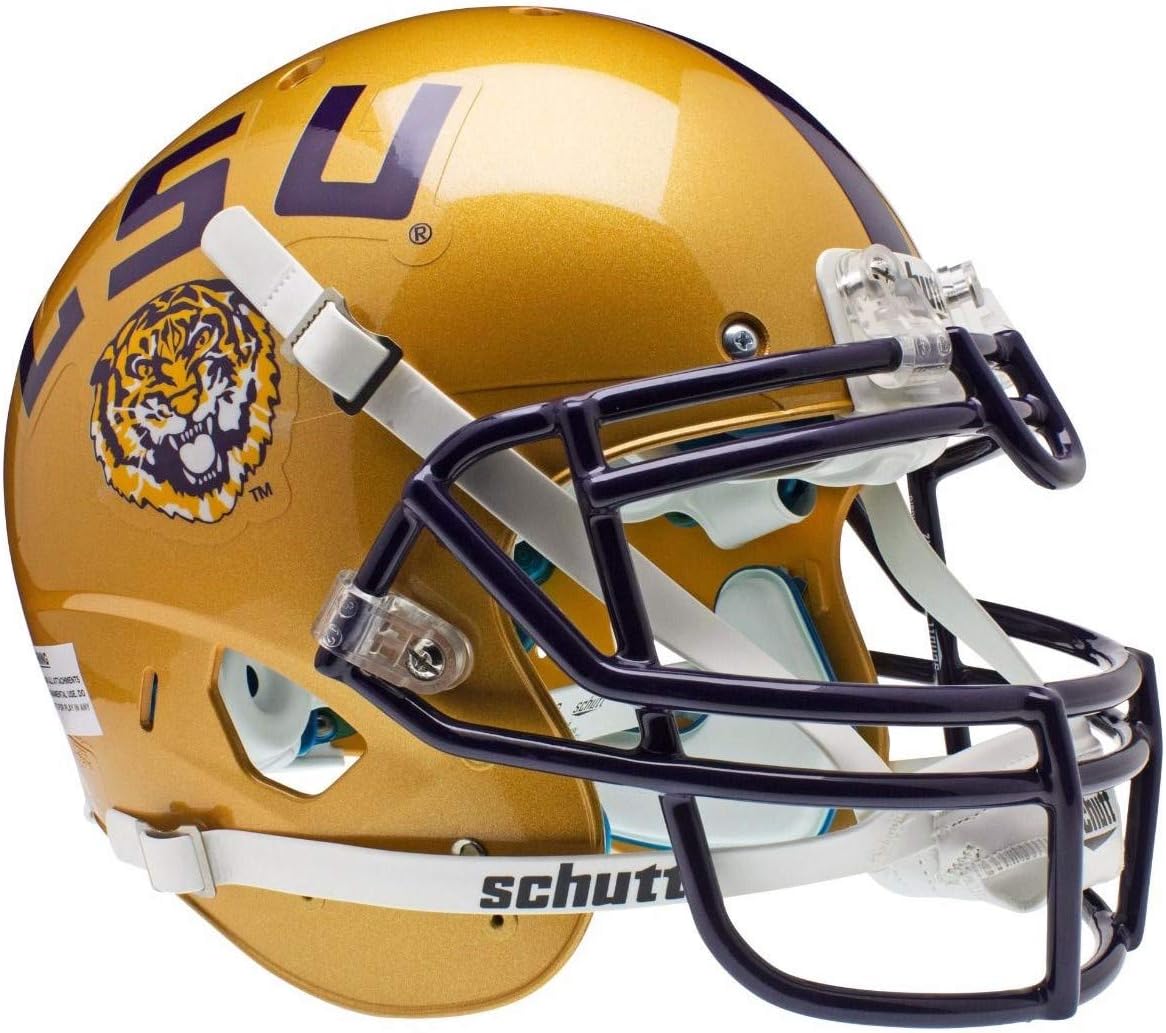 NCAA LSU Tigers Replica XP Helmet - Alternate 2 (White) : Sports Related Collectible Mini Helmets : Sports & Outdoors