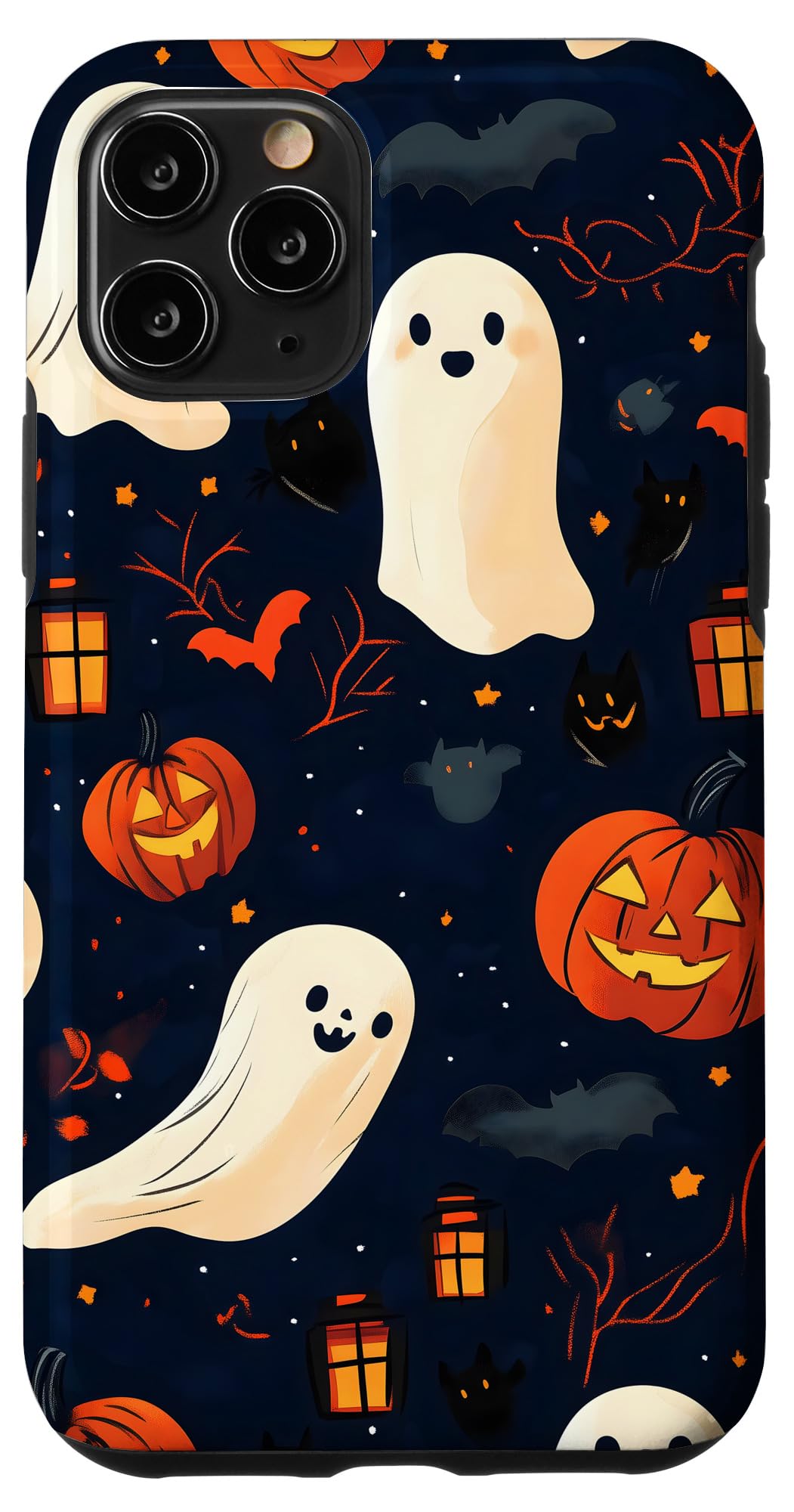 Ghostly Halloween Pattern Case for iPhone 11 Pro