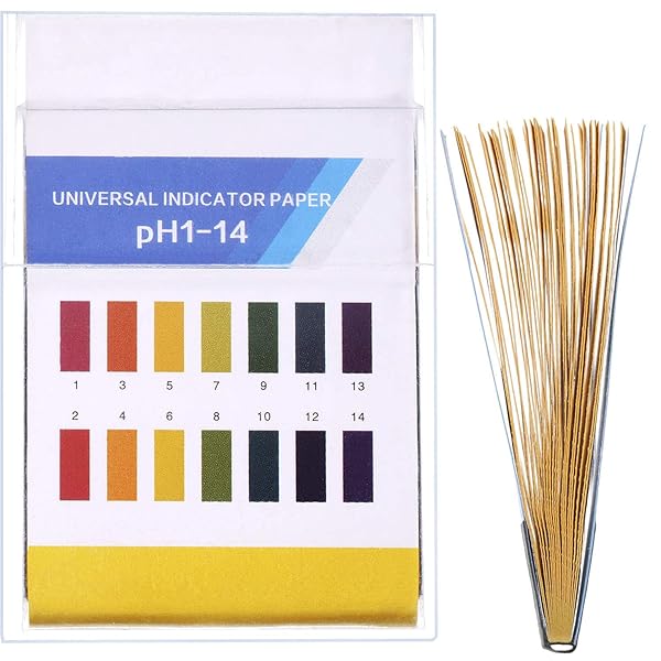 Hestya pH Test Strips, Test for Urine Saliva Acid Alkaline pH Level or
