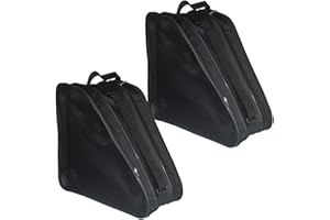 GOOYULE Roller Skate Bag,Adjustable Shoulder Strap ice Skate Bags for Girls Boys and Adults,Large Capacity Breathable Skate Bags Fit Quad Skates, Inline Skates,Ice & Roller Skates and Most Skate Accessories