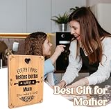 Apjielop Engraved Bamboo Cutting Board for Mum Mothers Day Birthday Gift view 2