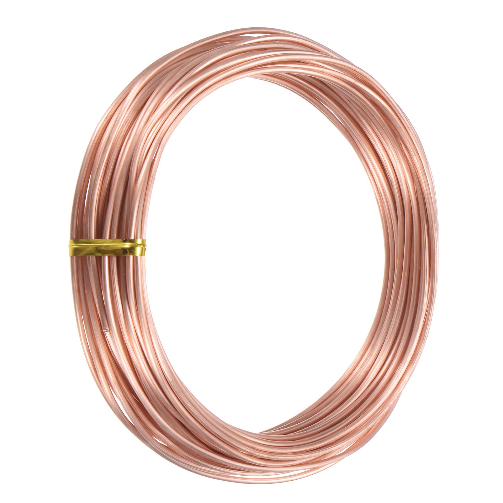 M METERXITY 99.9% Soft Copper Wire, 15 Gauge 33FT Pure Copper Wire for DIY Crafting/Jewelry Making/Gardening Plant/Beading, Craft Wire [1.5mm, 10M]