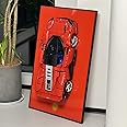 iLuane Display Wallboard for Lego Technic Ferrari Daytona SP3 42143 Race Car Model Building Kit, Adult Collectibles Wall Mount, Home or Office Décor (No Car Included)