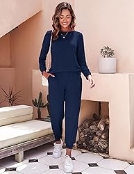 Ekouaer Women's Pajama Sets Casual 2Pcs Sleepwear