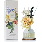 KIYIGIFT Reed Diffuser Set,4.06 oz Scented Diffuser with 6 Sticks,Home Fragrance,Reed Diffuser for Bathroom Shelf Decor (Gardenia White Tea)