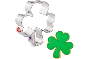 Ann Clark Cookie Cutters St. Patrick's Day Irish Shamrock Cookie Cutter, 4"
