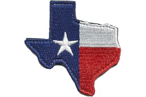 GADSDEN AND CULPEPER Die-Cut Tactical Texas Patch - Red White Blue